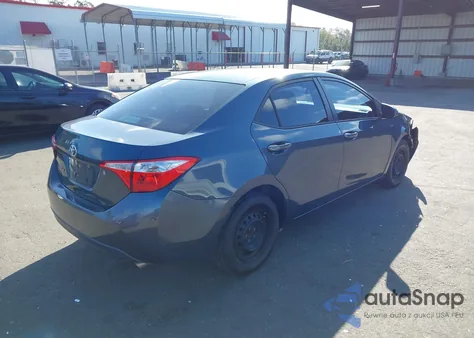 2015 Toyota Corolla L z USA, uszkodzony, nr VIN 2T1BURHE2FC332263